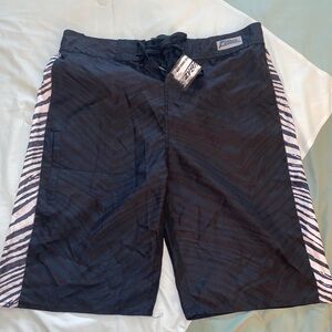 NWT Zubaz Black Active Zebra‎ Shorts Size 3X. Condition is New with Tags